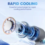 Portable Handheld & Foldable Silent Cooling Fan - Image 4
